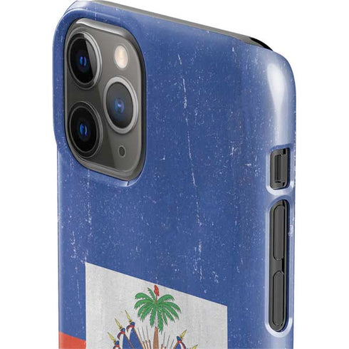 Haiti Flag Distressed iPhone 11 Pro Lite Case